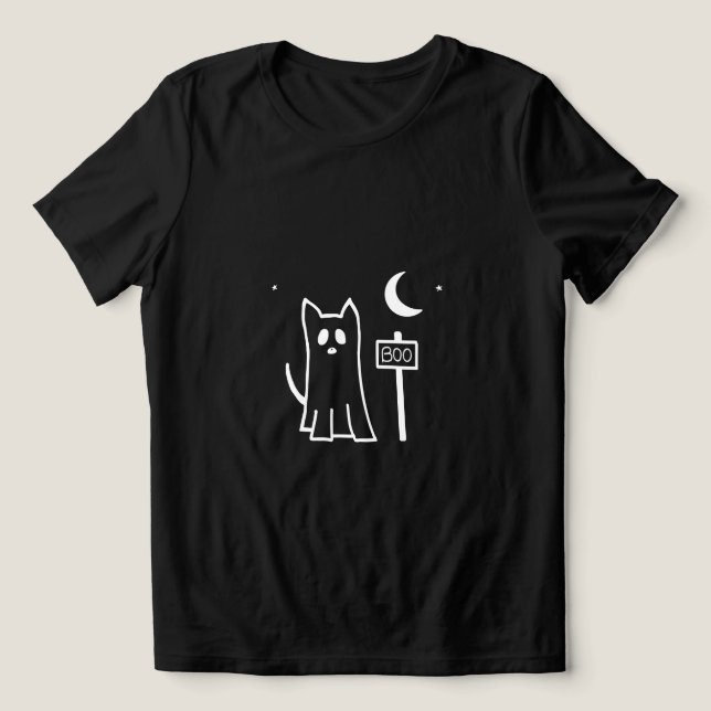 camiseta cachorro fantasma - Halloween boo Tri-Blend Shirt (Design Vorderseite)