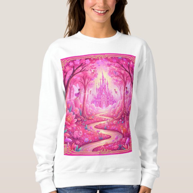 Camiseta castelo rosa encantado sweatshirt (Vorderseite)
