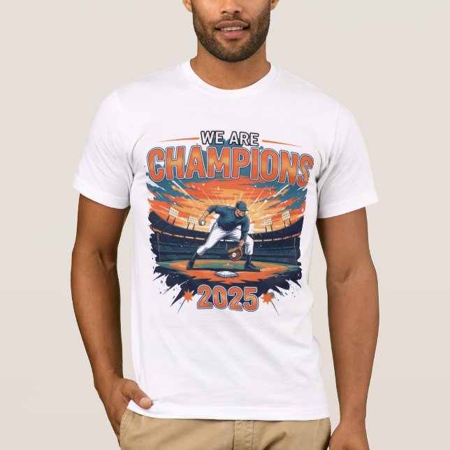Camiseta colorida para la serie mundial 2025    T-Shirt (Vorderseite)