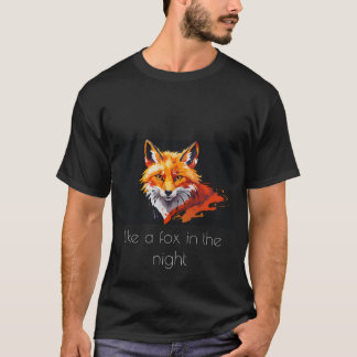 Camiseta com estampa de raposa T-Shirt