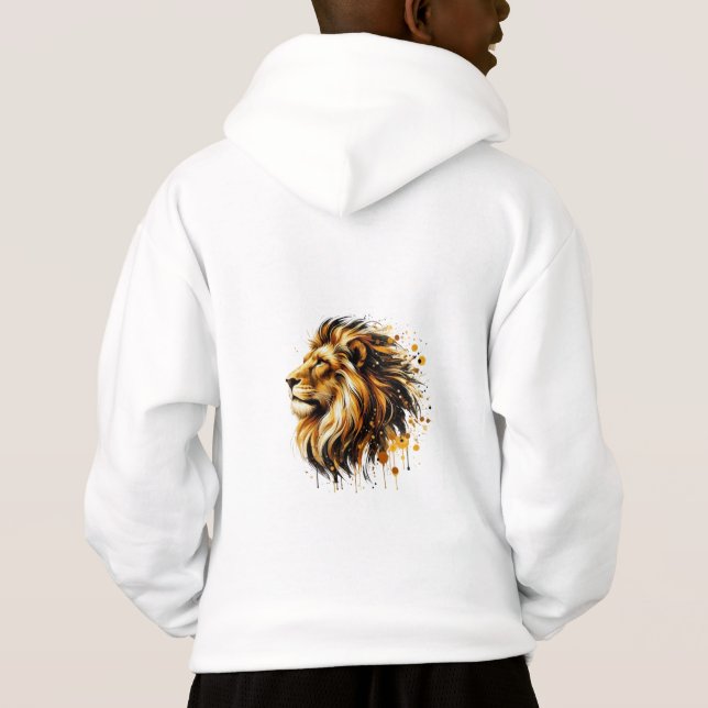 Camiseta con animales efecto pintura  T-Shirt (Rückseite)