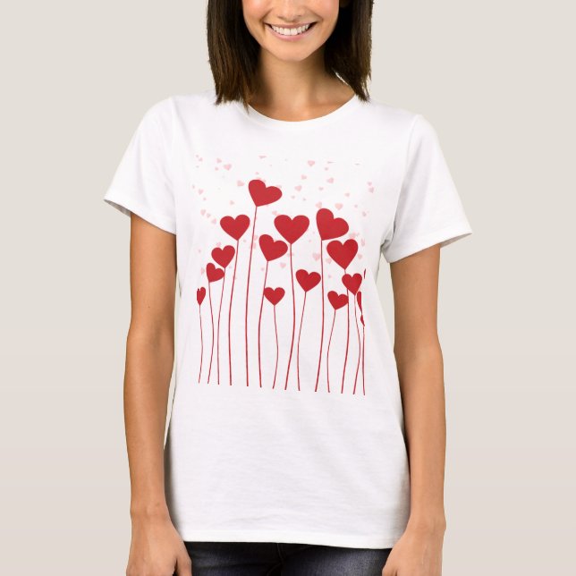 Camiseta Corazones. Colección Con Mucho Amor ❤️  T-Shirt (Vorderseite)