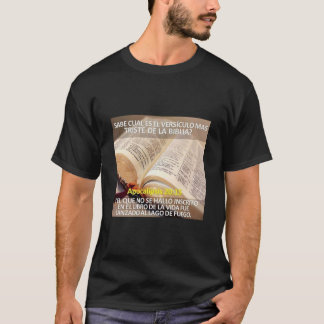 Camiseta cristiana camiseta con versiculos T-Shirt