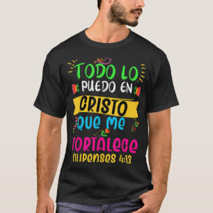 Camiseta cristiana en espanol Versicula Spanish Ch T-Shirt