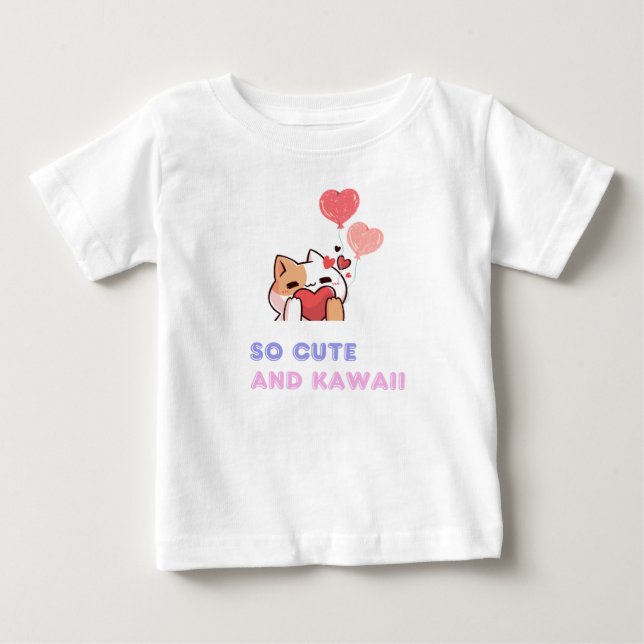 Camiseta de bebé diseño Cute Kawaii Baby T-shirt (Vorderseite)