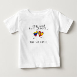 Camiseta De Bebé Venezuela España – “Solo tuve sue Baby T-shirt