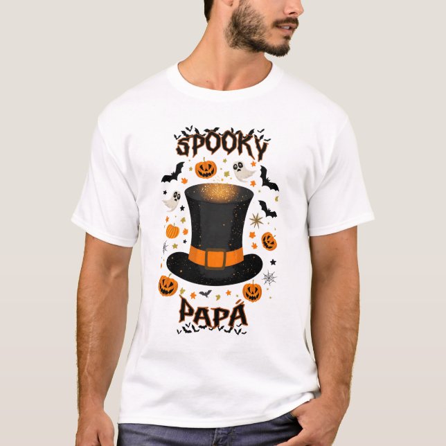 Camiseta de Hombre Spooky Papá T-Shirt (Vorderseite)