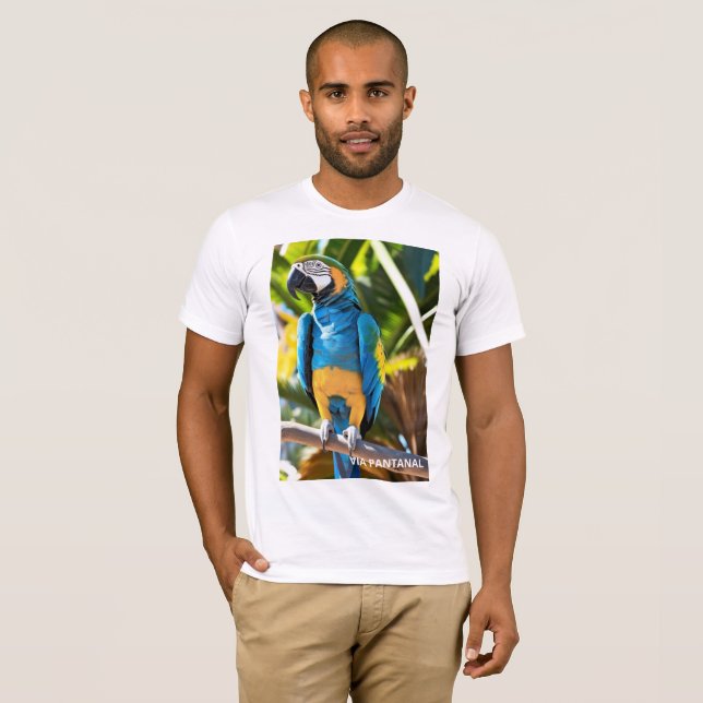 Camiseta de manga curta Bella+Canvas Jersey Arara  T-Shirt (Vorne ganz)