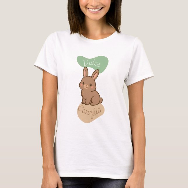 Camiseta dulce conejito T-Shirt (Vorderseite)