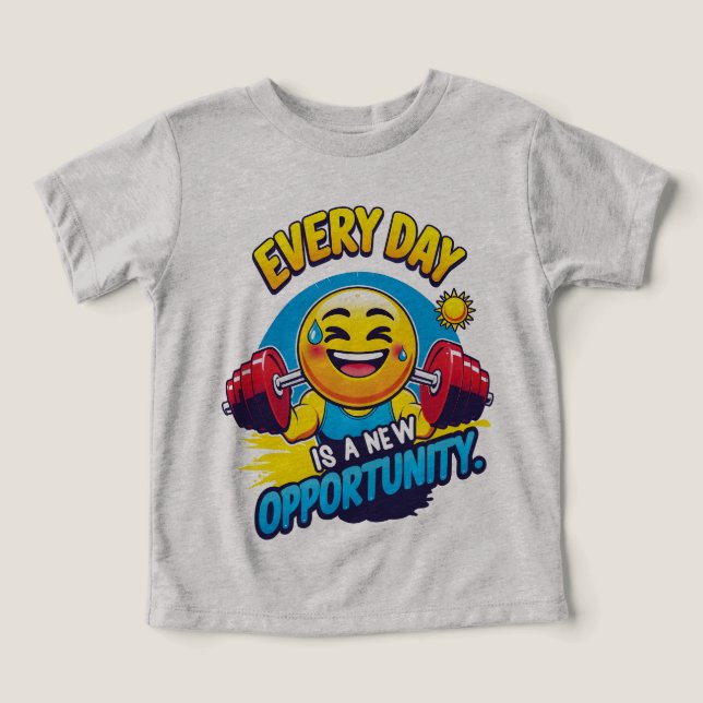 Camiseta  Every Day is a New Opportunity (Design Vorderseite)