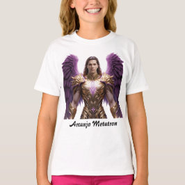 Camiseta Fem Juvenil Básica Arcanjo Metraton T-Shirt