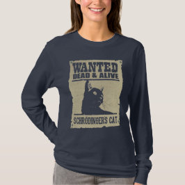 Camiseta Fem. Schrodinger's Cat - Dark - Front T-Shirt