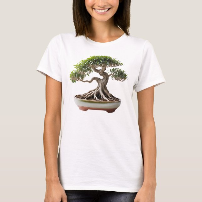 Camiseta Feminina Básica Bonsai-7 T-Shirt (Vorderseite)