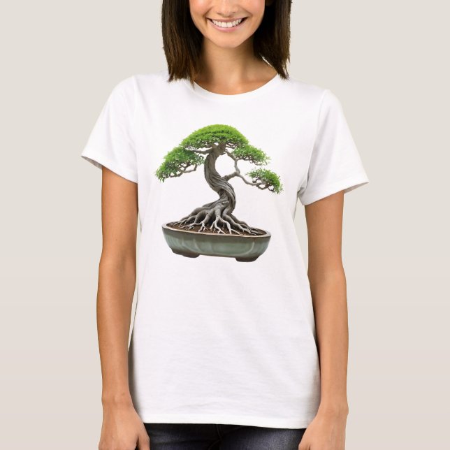 Camiseta Feminina Básica Bonsai-8 T-Shirt (Vorderseite)