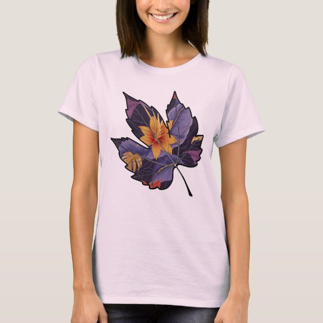 Camiseta Feminina Básica Floral-5 T-Shirt (Vorderseite)