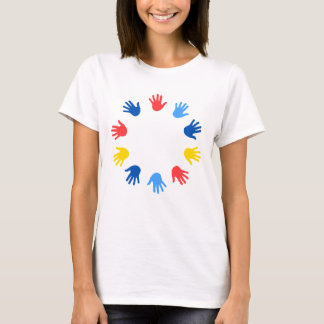 Camiseta Feminina Básica Mãos T-Shirt