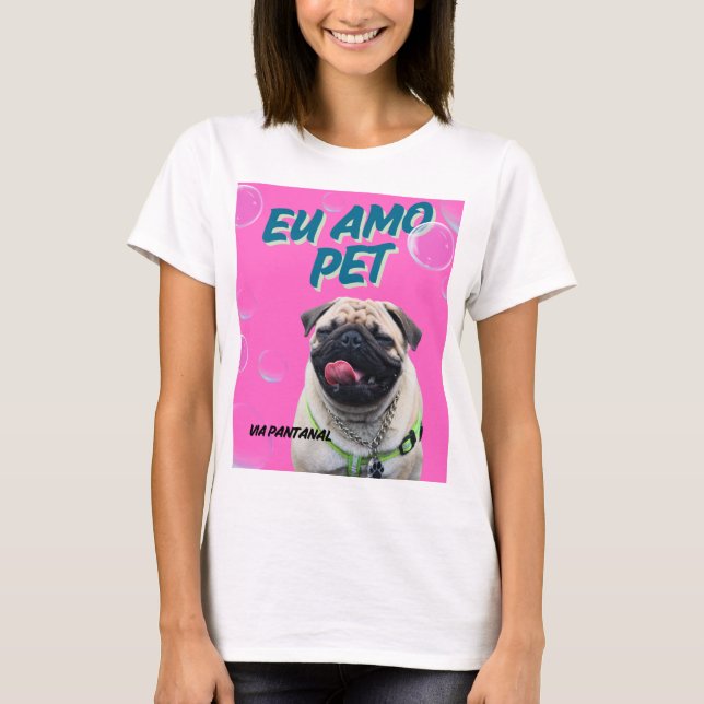 Camiseta Feminina Básica Via Pantanal Pet1 T-Shirt (Vorderseite)