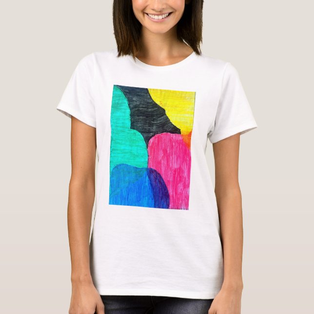 Camiseta feminina cores T-Shirt (Vorderseite)