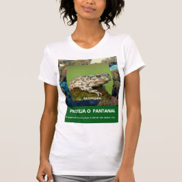 Camiseta feminina justa Bella+Canvas Via Pantanal  T-Shirt