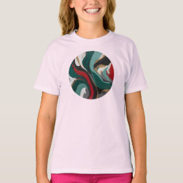 Camiseta Feminina Juvenil Básica Arte Expressão-3 T-Shirt