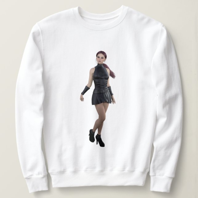 Camiseta garota de estilo sweatshirt (Design vorne)