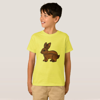 Camiseta Infantil(Kids T-shirt)Coelho de Chocolate T-Shirt