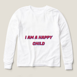 Camiseta Infantil Niño Feliz Sonriente