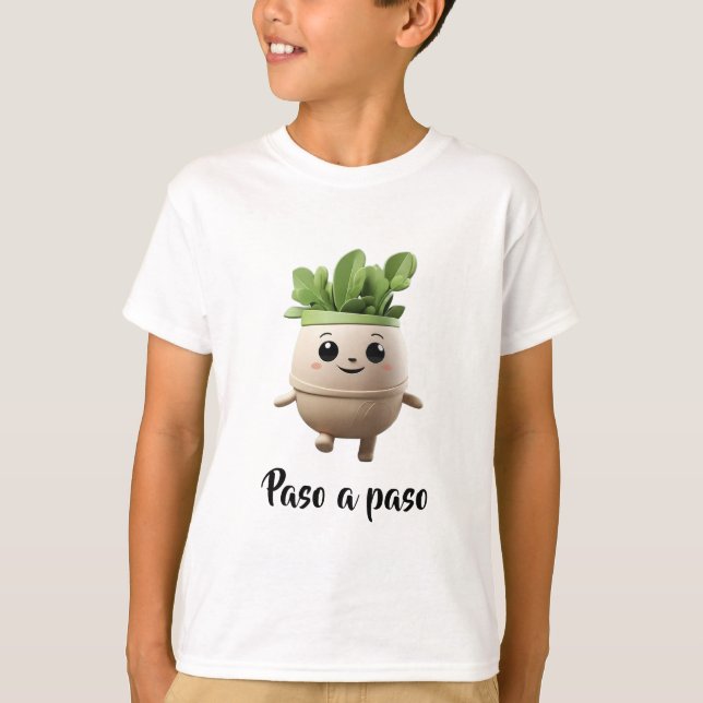 Camiseta Infantil Pipo Paso a Paso – Diseño Inspir T-Shirt (Vorderseite)