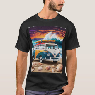 Camiseta Kombi e Surf T-Shirt