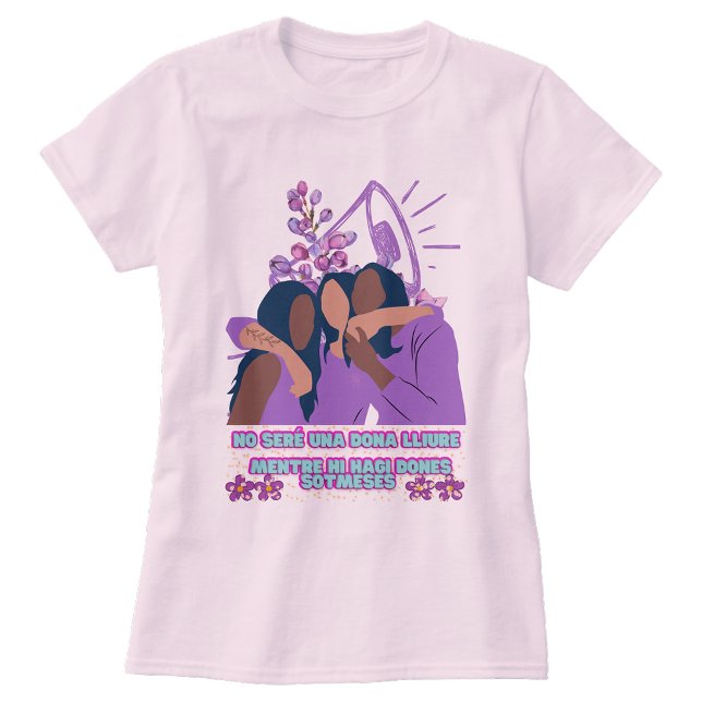 Camiseta Manga corta femenina para chicas valiente T-Shirt (Von Creator hochgeladen)