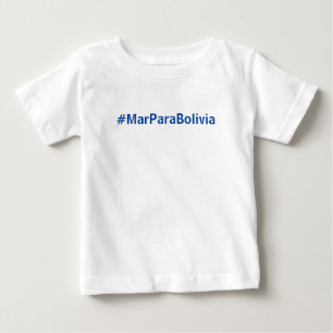 Camiseta Mar para Bolivia Baby T-shirt