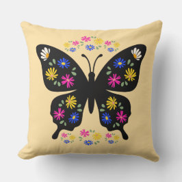 Camiseta mariposa con flores multicolor kissen