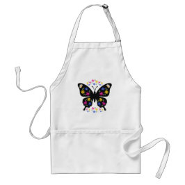 Camiseta mariposa con flores multicolor schürze