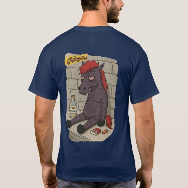 Camiseta Masc. Cavalo de Fogo - Back T-Shirt (Rückseite)