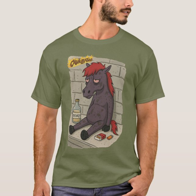Camiseta Masc. Cavalo de Fogo - Front T-Shirt (Vorderseite)