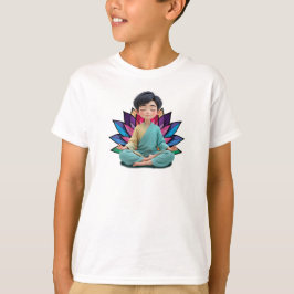Camiseta Masc Infantil Básica Meditação-1 T-Shirt