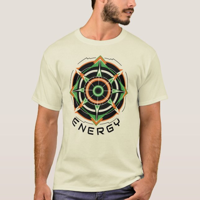 Camiseta Masculina Básica Abstrato Futurista-6 T-Shirt (Vorderseite)