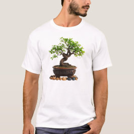 Camiseta Masculina Básica Bonsai-2 T-Shirt