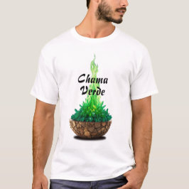 Camiseta Masculina Básica Chama Sagrada-5 T-Shirt