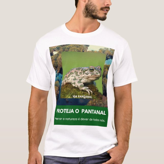 Camiseta Masculina Básica Via Pantanal Sapo T-Shirt (Vorderseite)