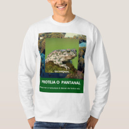 Camiseta Masculina Mangas Longas Via Pantanal Sapo T-Shirt