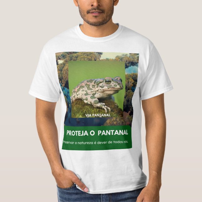 Camiseta Masculina Value Via Pantanal Sapo T-Shirt (Vorderseite)
