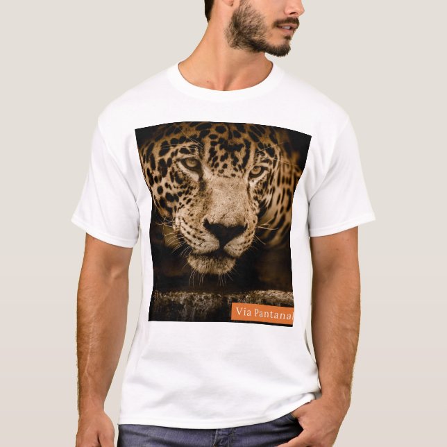 camiseta Masculina Via Pantanal Onça T-Shirt (Vorderseite)