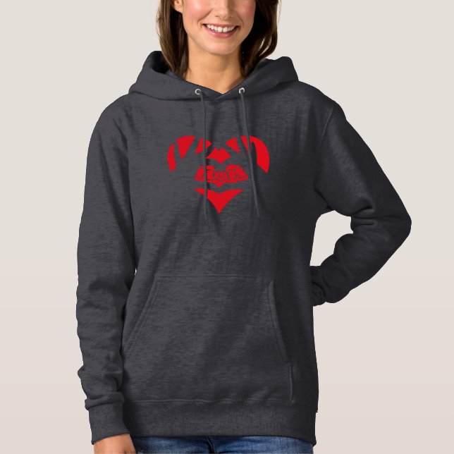 Camiseta "MOM" – Amor y Fuerza Maternal Hoodie (Vorderseite)