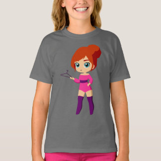 Camiseta Muñeca con Percha para Colgar su Ropa T-Shirt