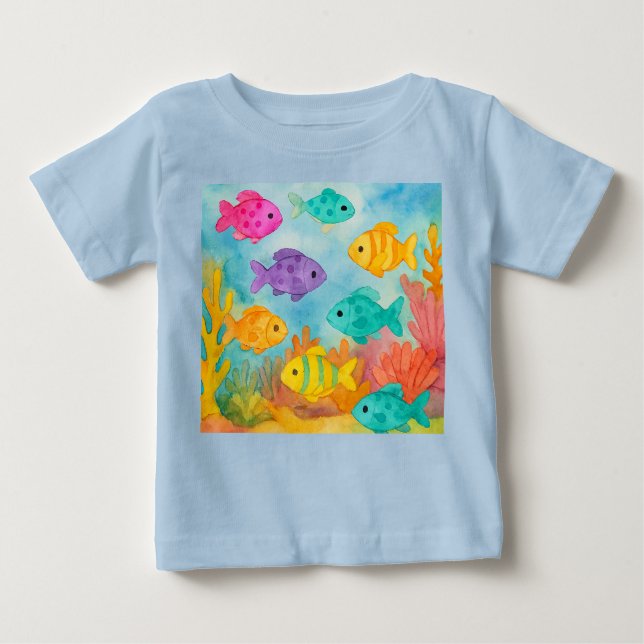 Camiseta niño peces en el arrecife baby t-shirt (Vorderseite)
