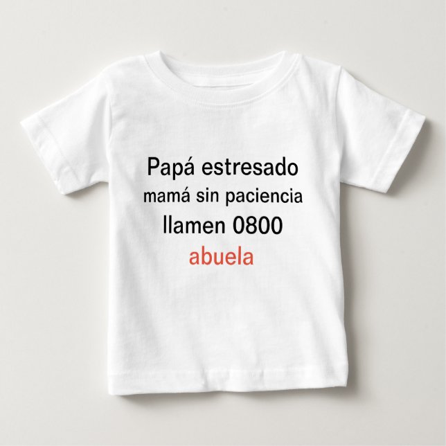 Camiseta papá estresado baby t-shirt (Vorderseite)