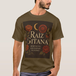 Camiseta para Hombre "Raíz Gitana" T-Shirt