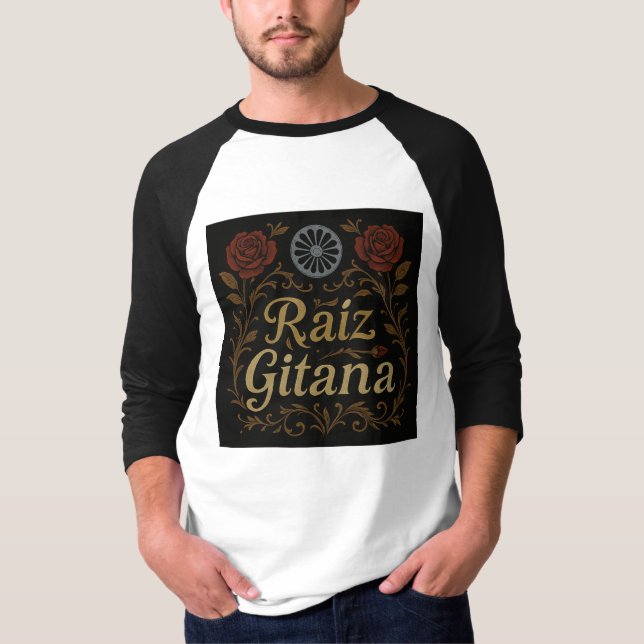 Camiseta para Hombre "Raíz Gitana"  T-Shirt (Vorderseite)