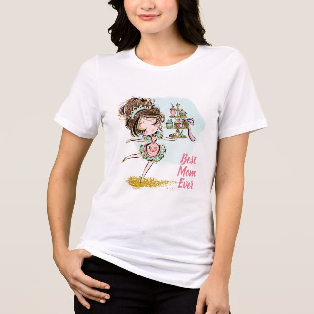 Camiseta para mamá Tri-Blend shirt (Vorderseite)